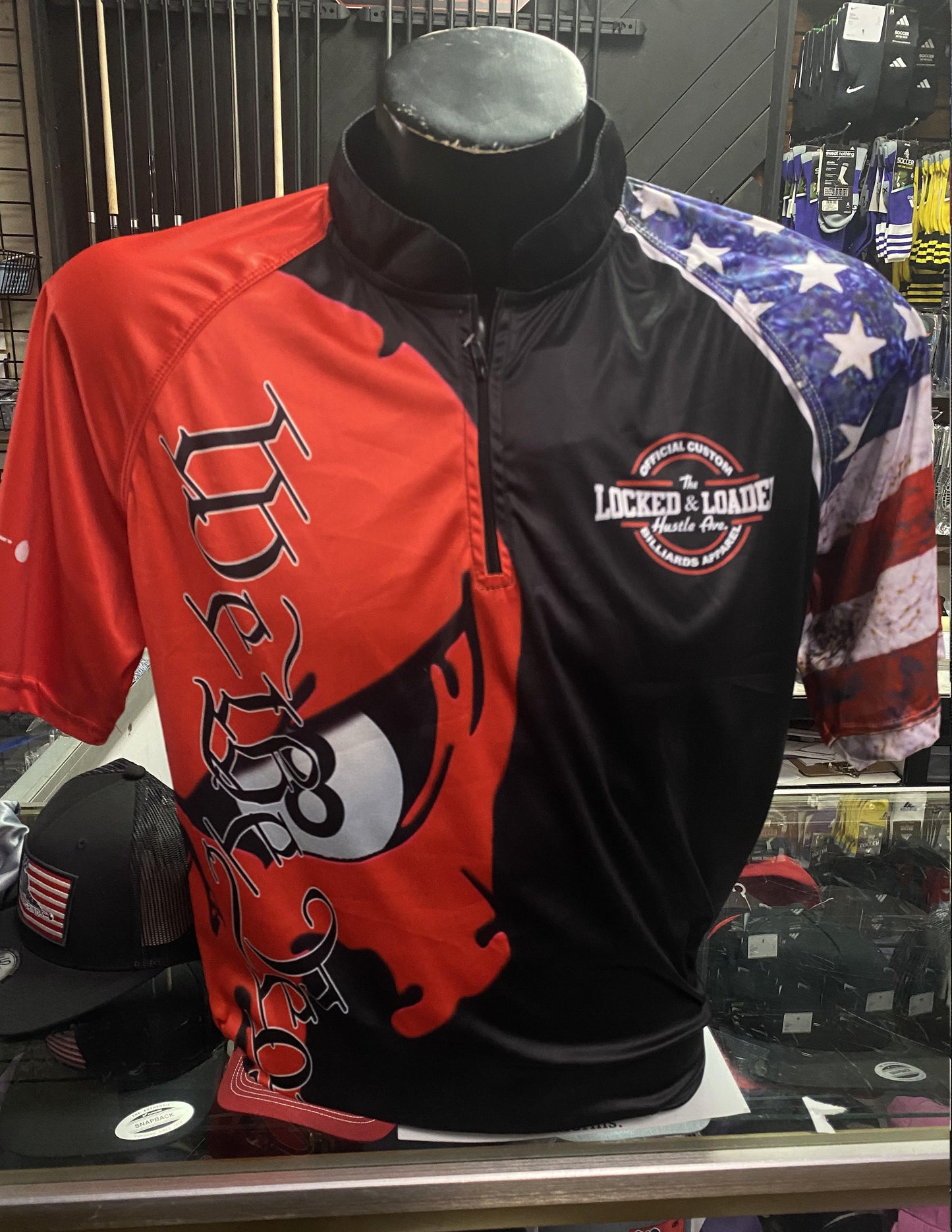 POLO WE THE PEOPLE BLACK RED