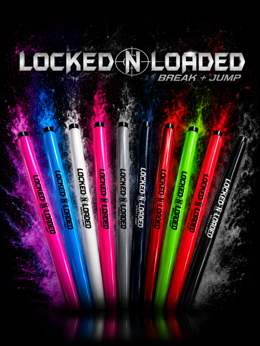 Locked N Loaded Break & Jump Cue