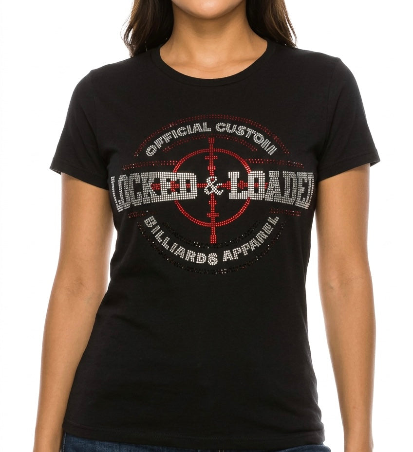 Rhinestone Target Logo Tee