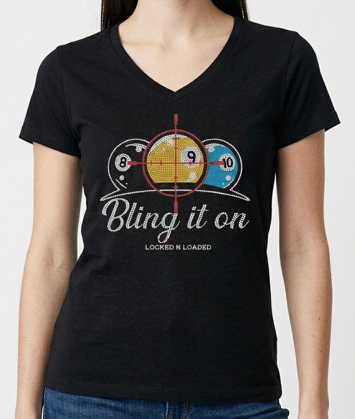 Bling It On Rhinestone Pool Tee