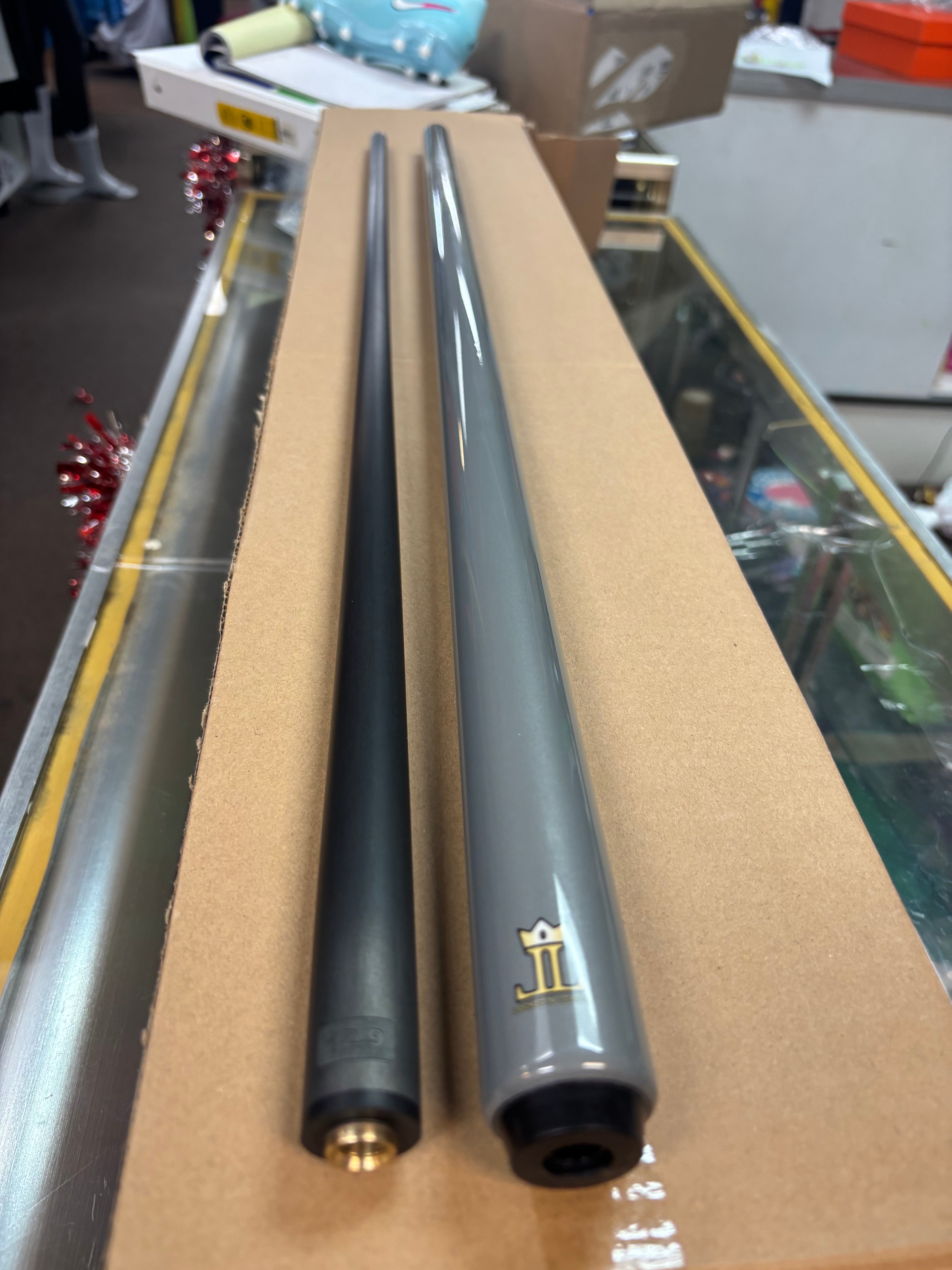 LOCKED N LOADED GREY BREAK CUE