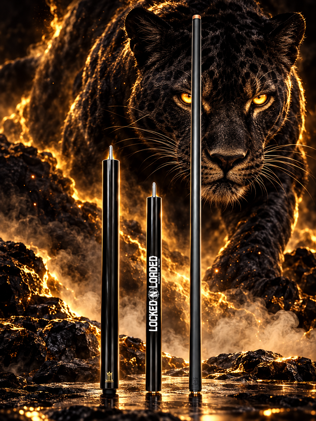 Locked N Loaded Break & Jump Cue