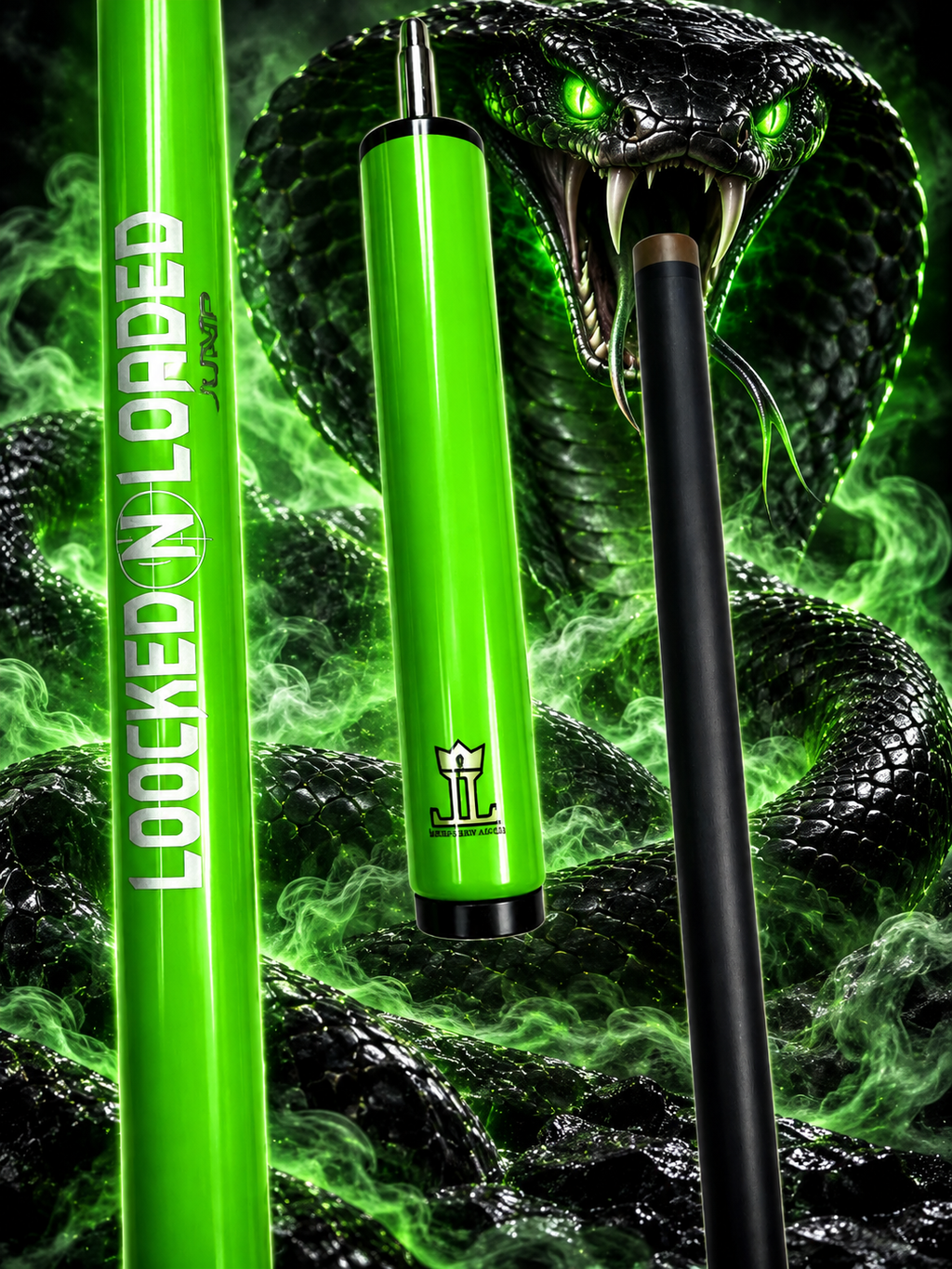 Locked N Loaded Jump Cue