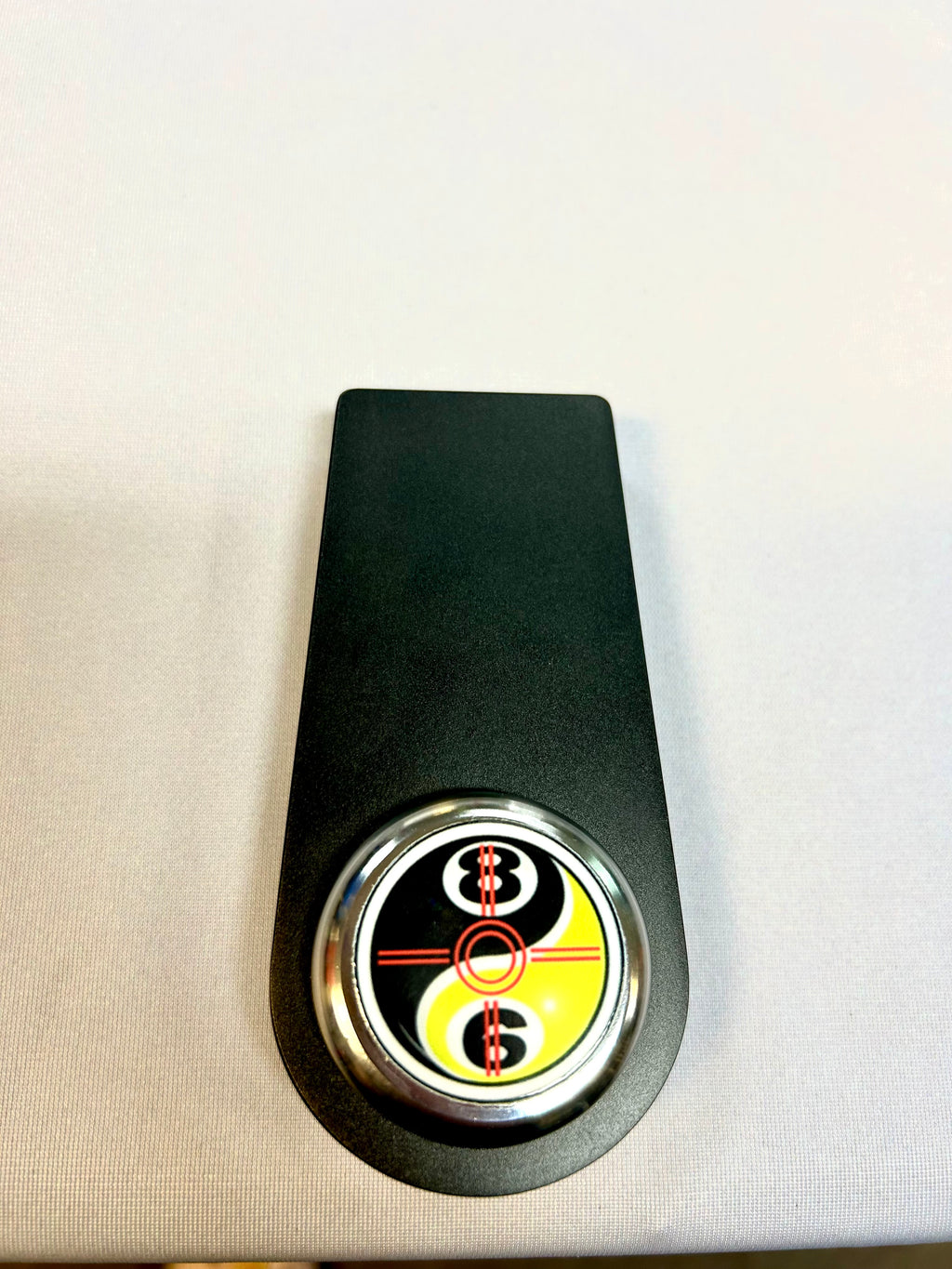 Metal Cue Holder (locked n loaded yin yang)