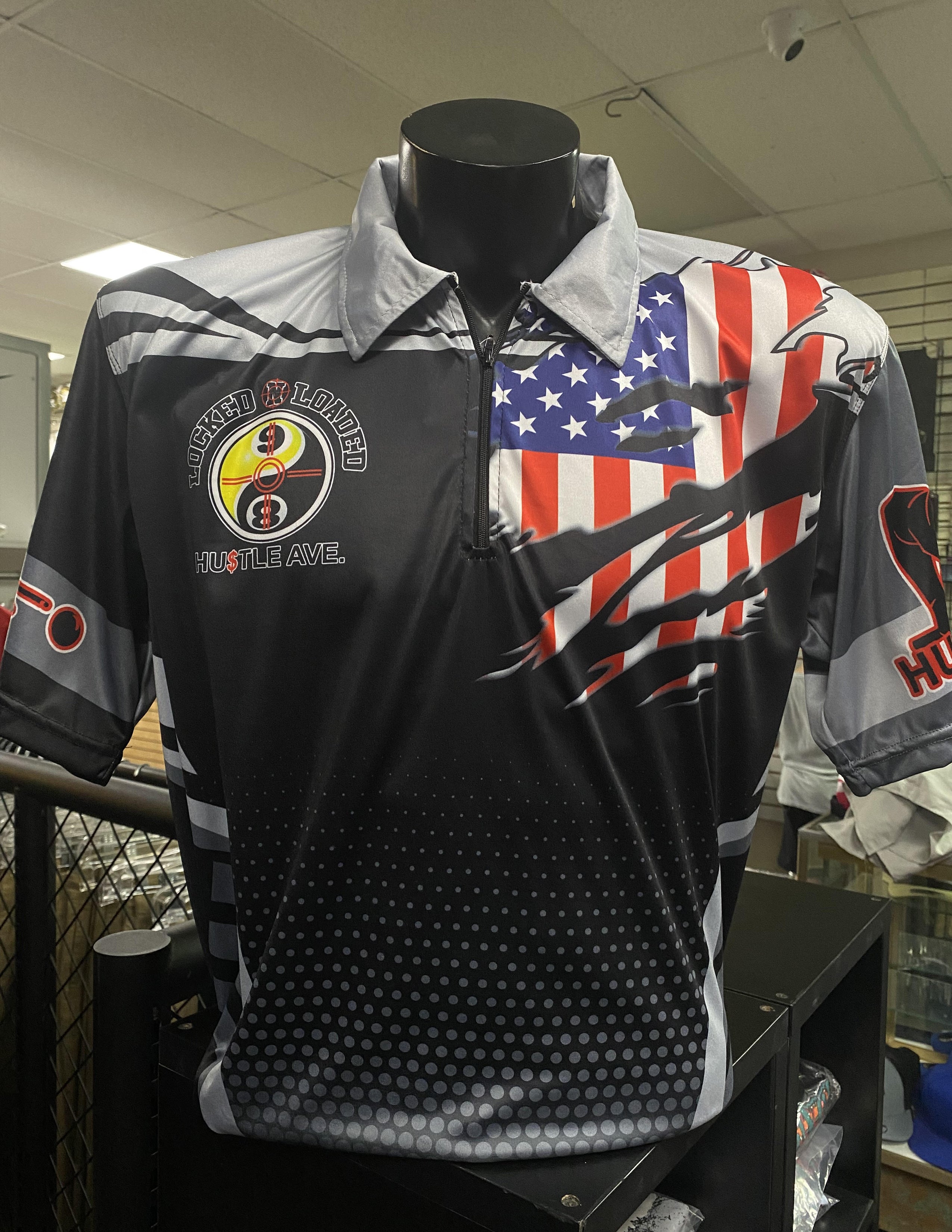 POLO US GREY – Locked N Loaded Apparel